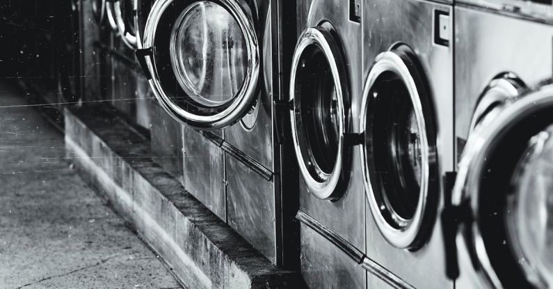 Washing Machine Types - Grayscale Photography of Front-load Washers