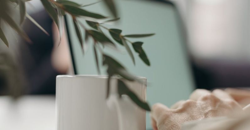 Indoor Herbs - White Ceramic Mug on White Table