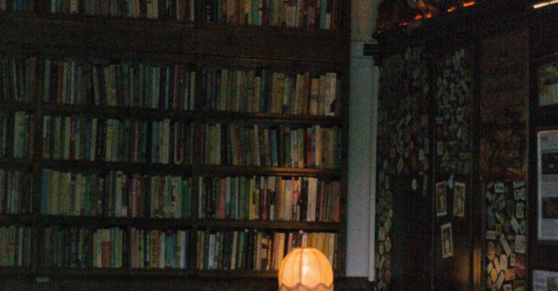 Reading Nook - Brown Wooden Shelf With Books