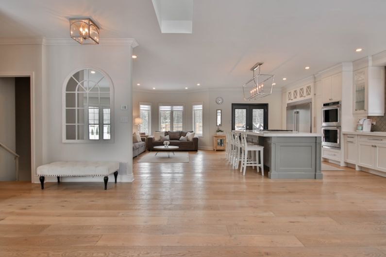 Flooring - white wooden framed glass window